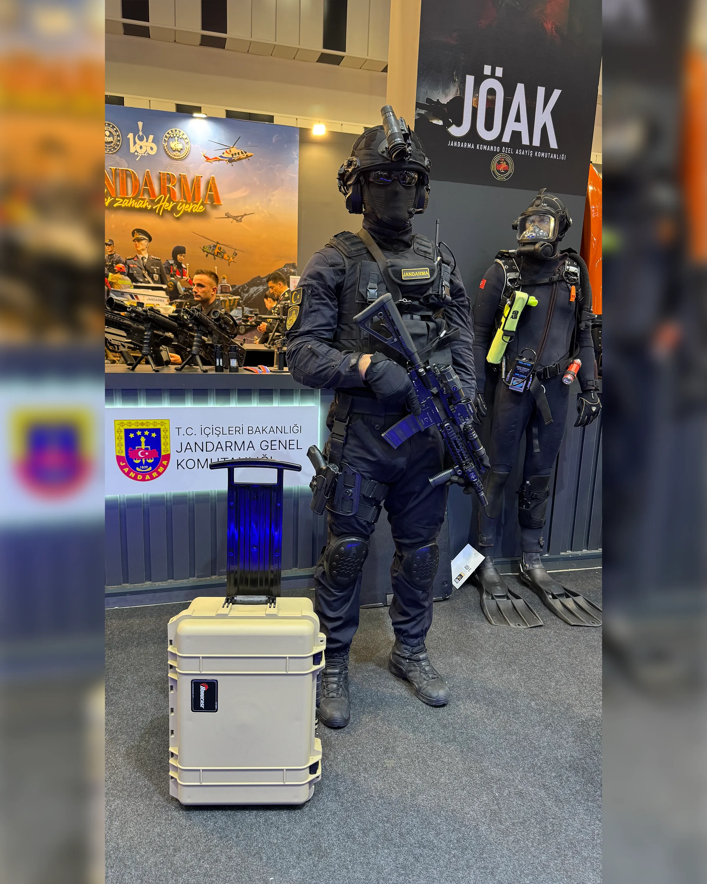 IDEF 2025 fuarında BörüCase standı.